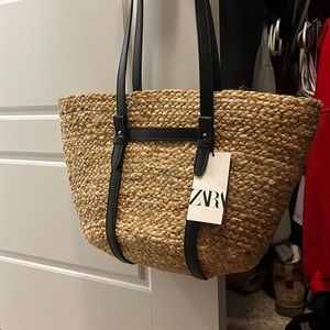 NWT woven bag from Zara